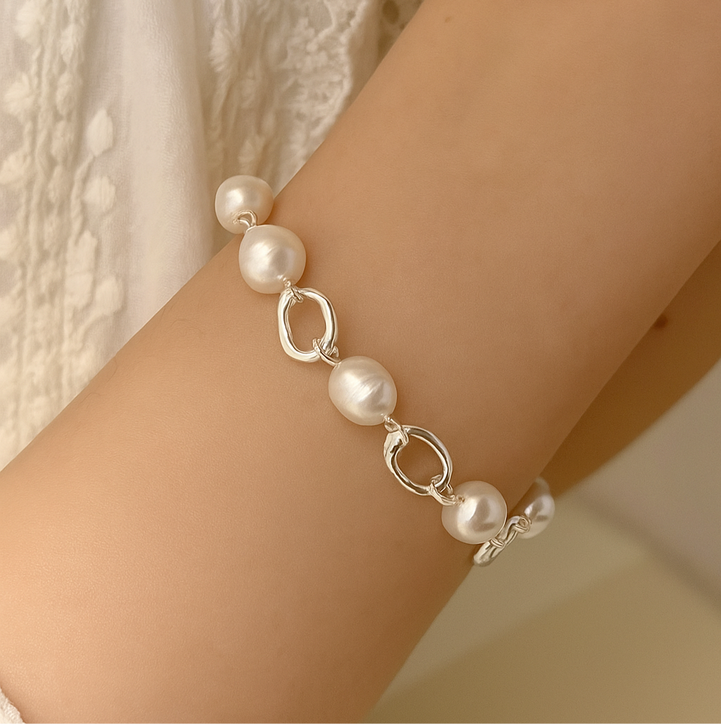 Pulsera de Plata 925 - Pearls