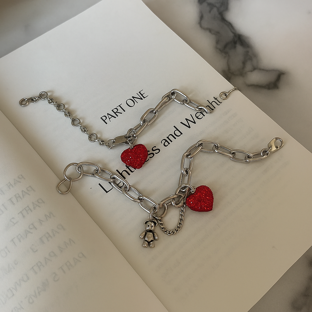 Pulsera de Plata 925 - Strawberry Field