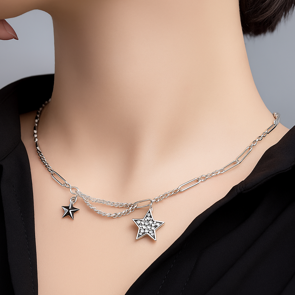 Collar de Plata 925 - Estrellas
