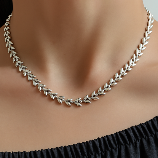 Collar de Plata 925 - Follaje