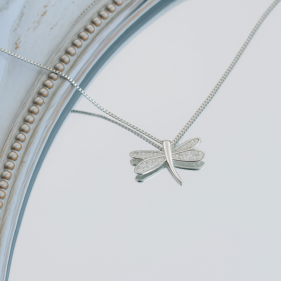 Collar de Plata 925 - Libélula