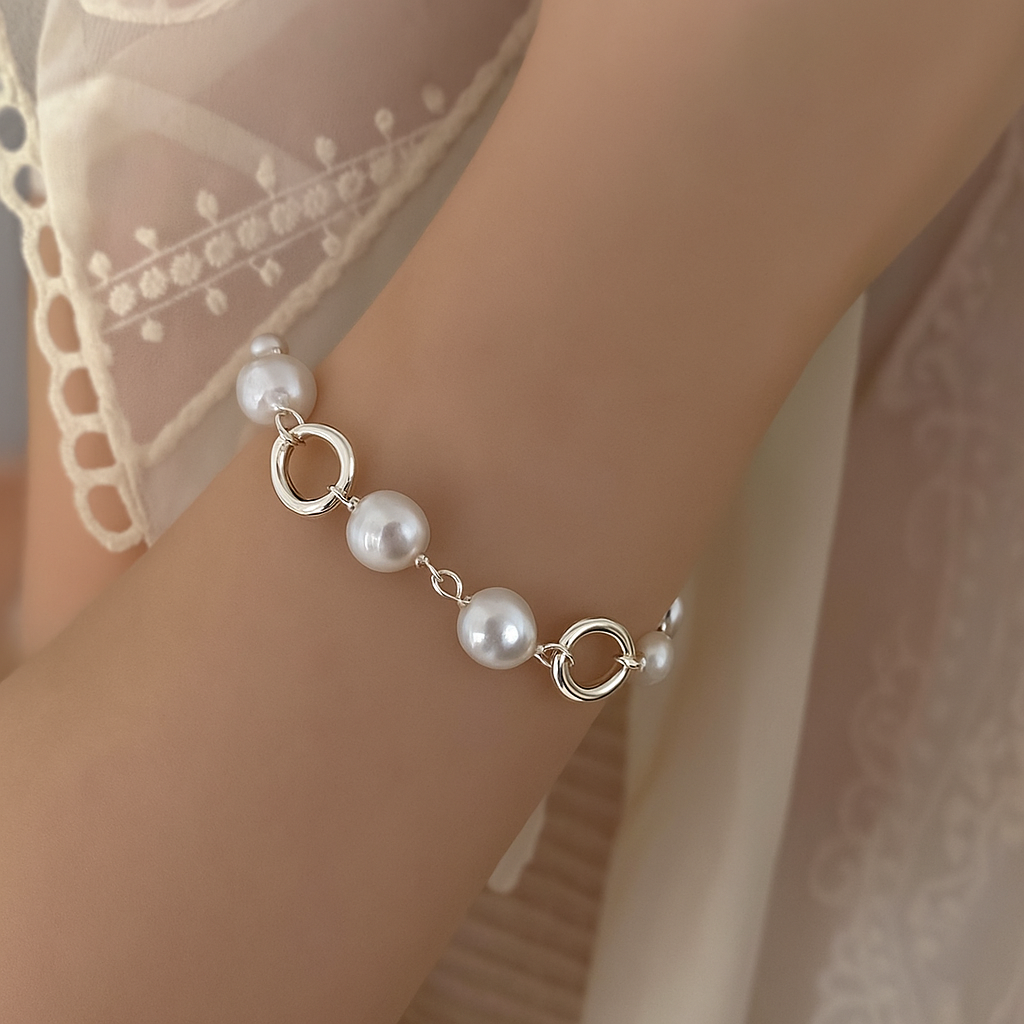 Pulsera de Plata 925 - Pearls