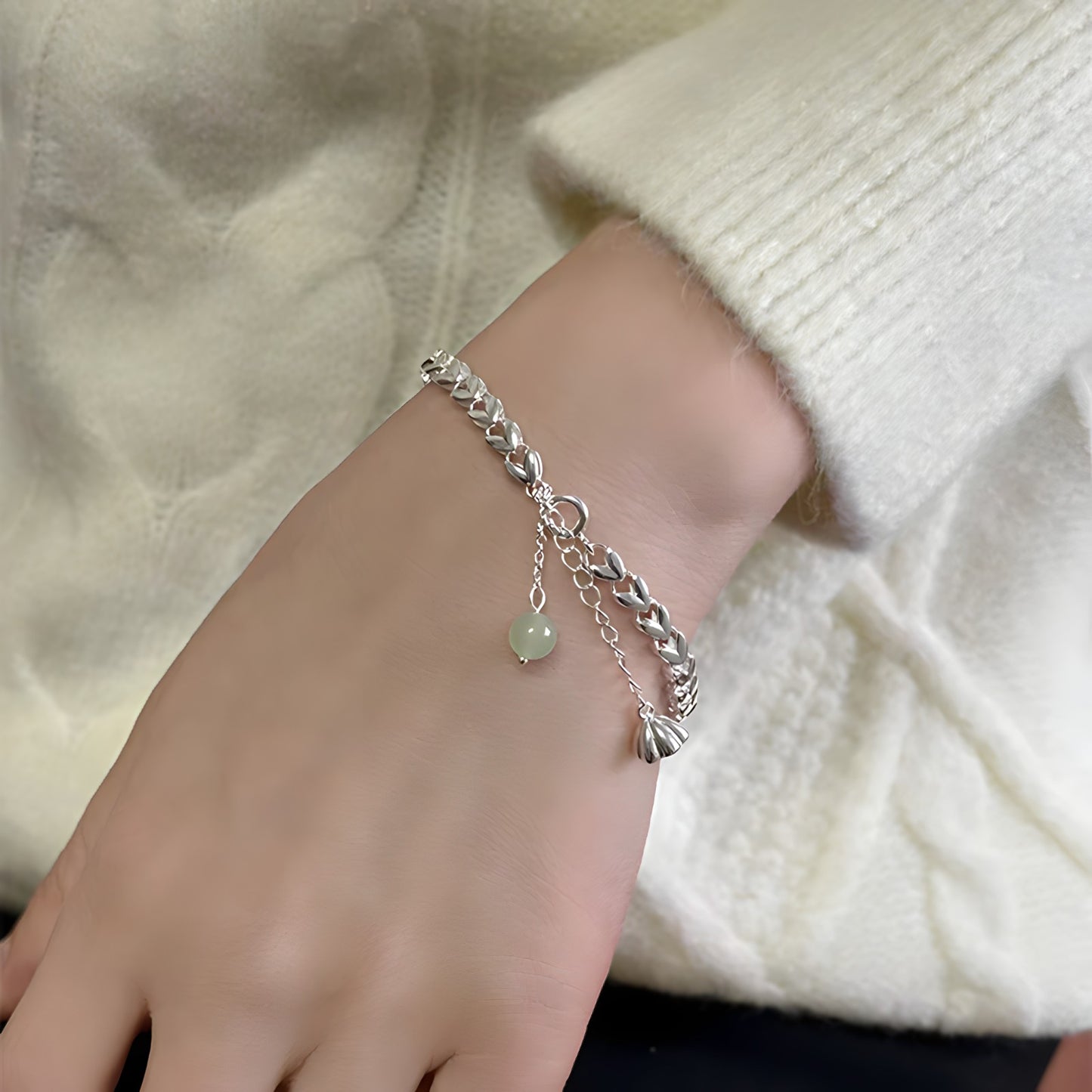 Pulsera de Plata 925 - Follaje
