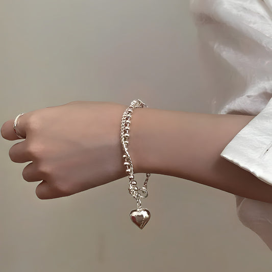 Pulsera de Plata 925 - Corazón