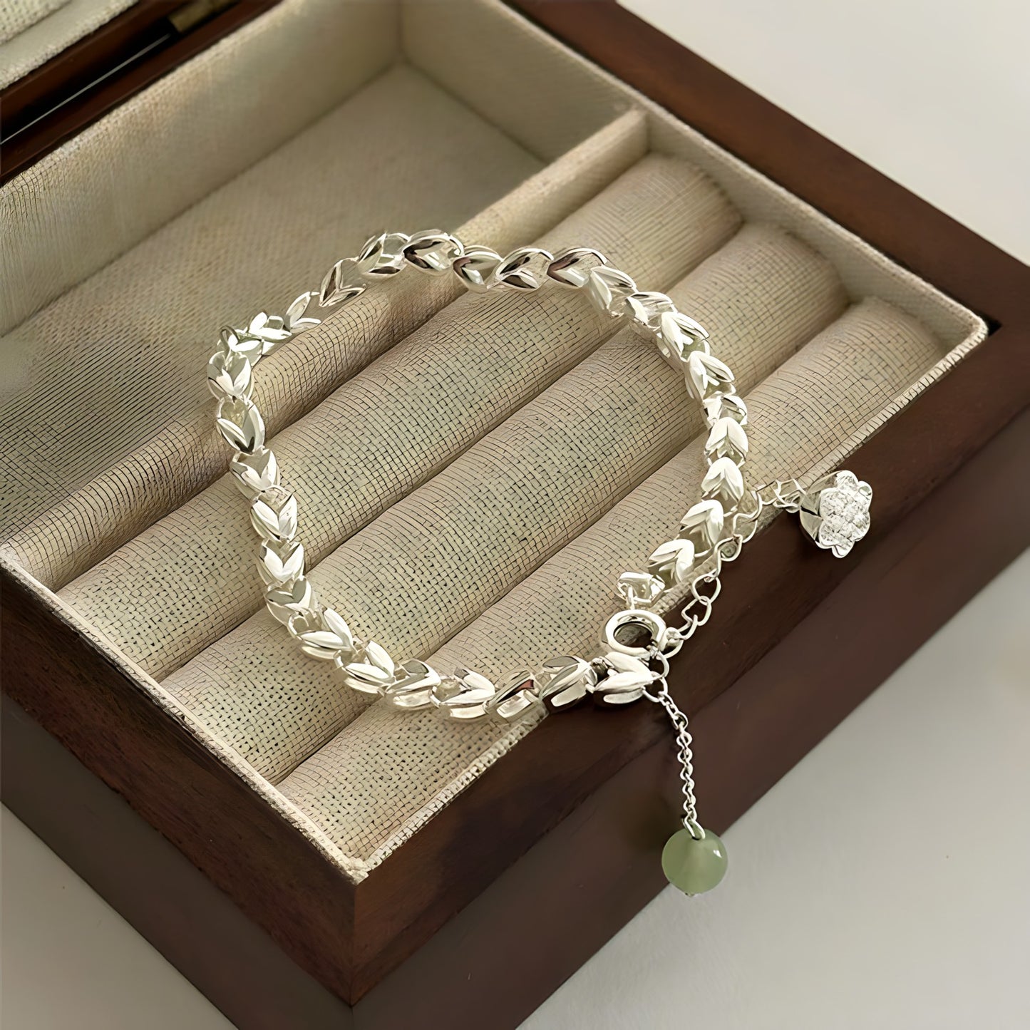 Pulsera de Plata 925 - Follaje