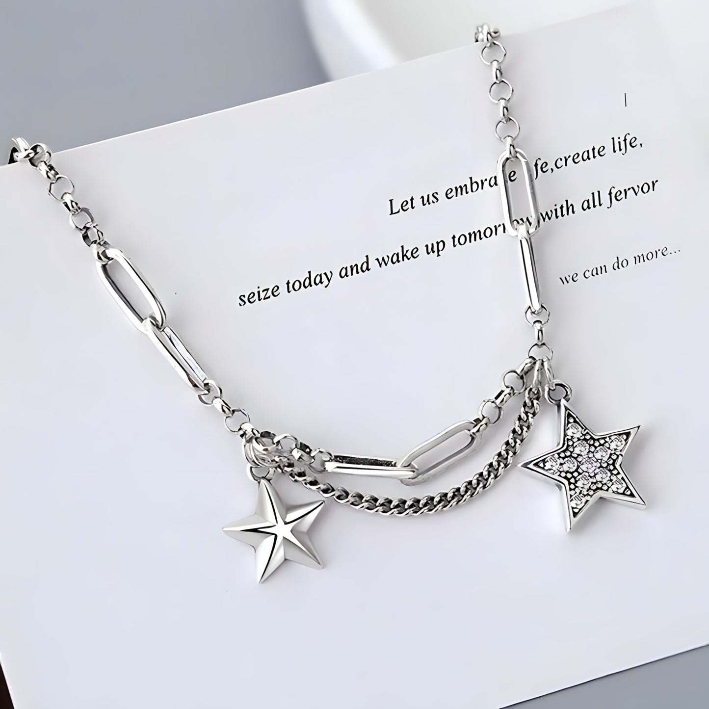 Collar de Plata 925 - Estrellas