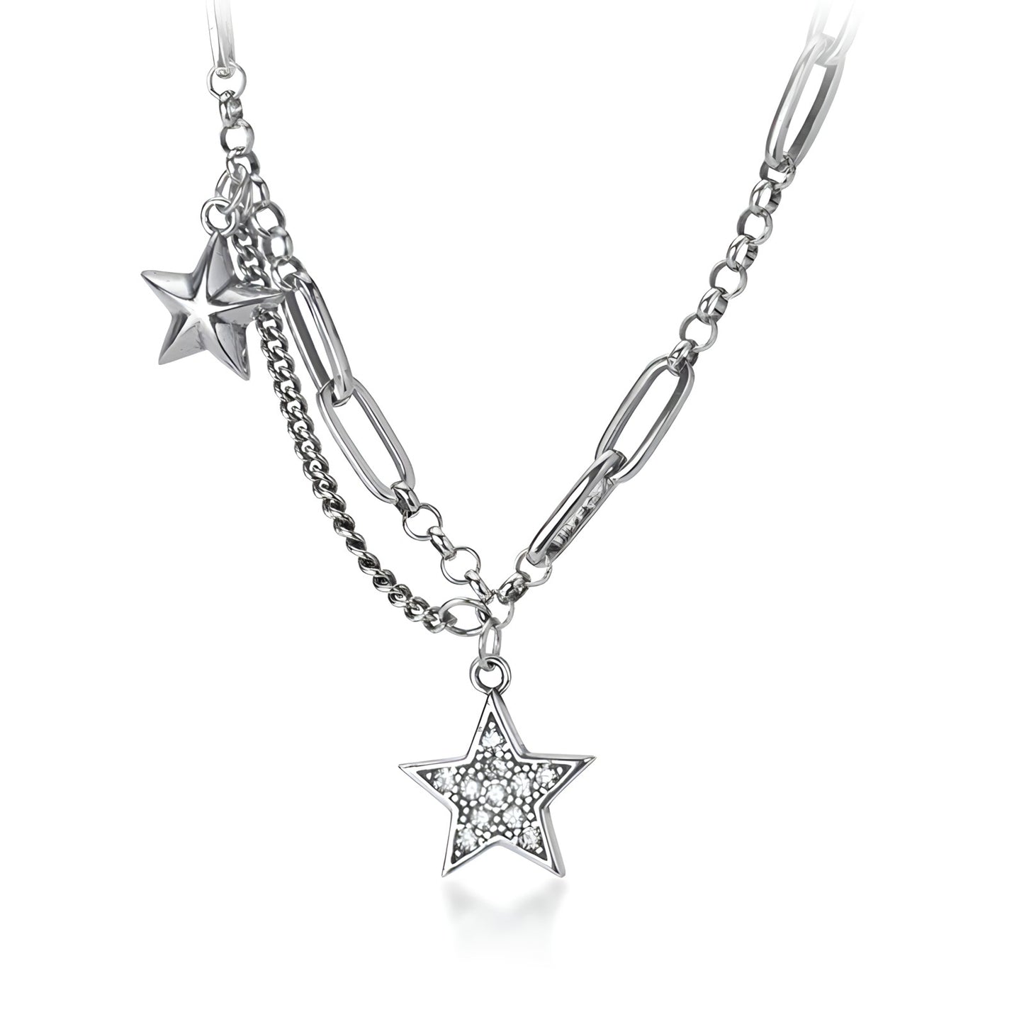 Collar de Plata 925 - Estrellas