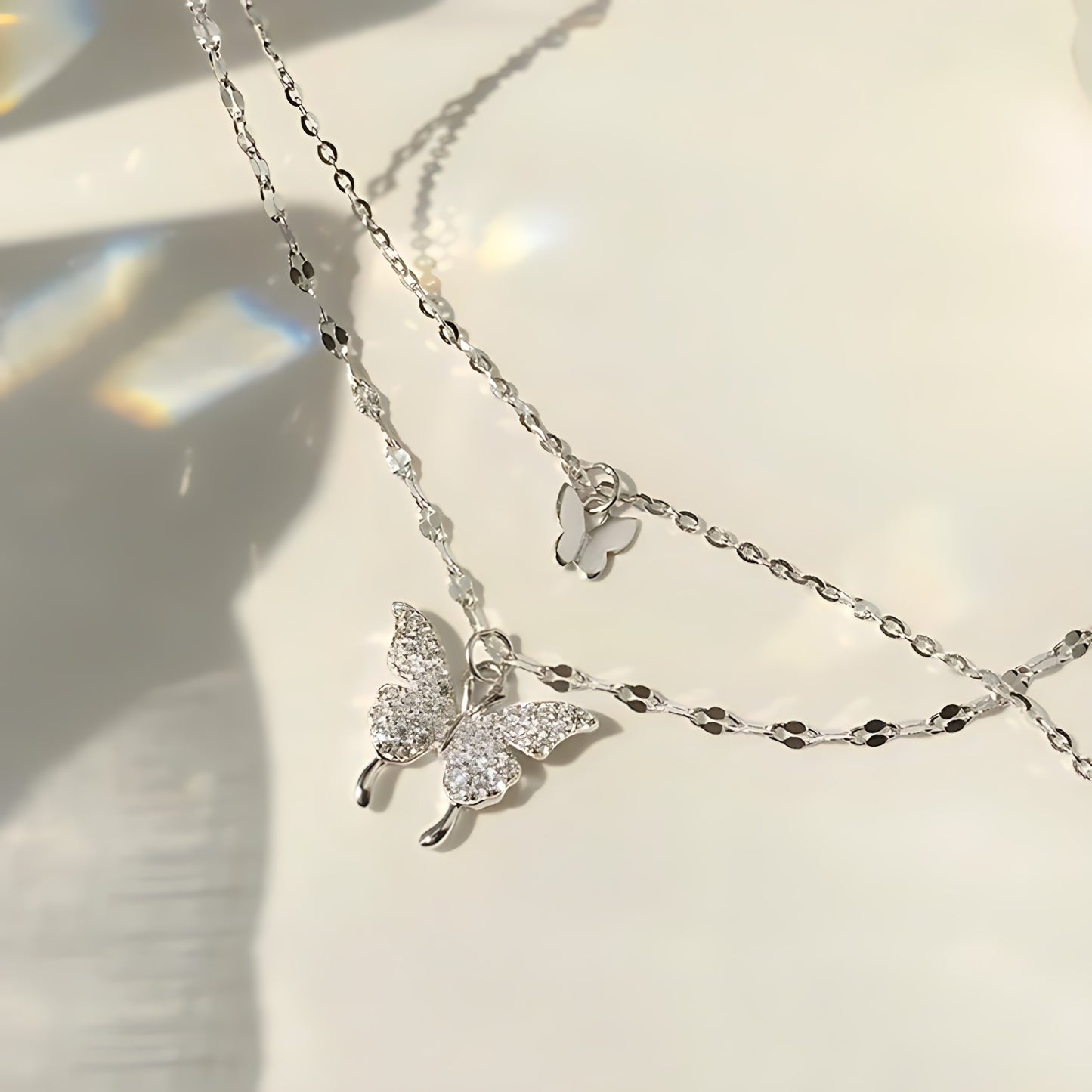 Collar de Plata 925 - Mariposas