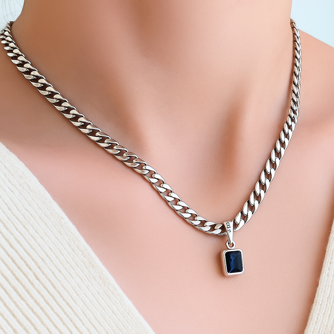 Collar de Plata 925 - Onix