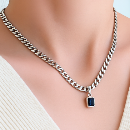 Collar de Plata 925 - Onix