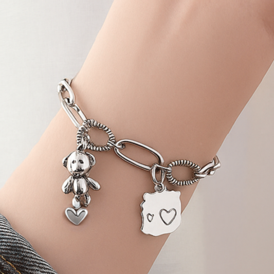 Pulsera de Plata 925 - Osito