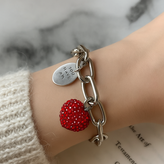 Pulsera de Plata 925 - Strawberry Field