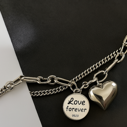Pulsera de Plata 925 - Corazón Enamorado