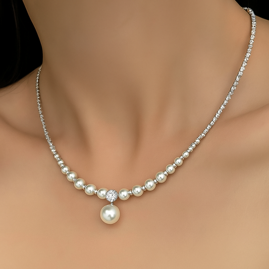 Collar de Plata 925 - Perla