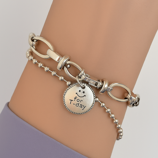 Pulsera de Plata 925 - Medalla