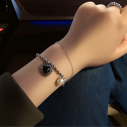 Pulsera de Plata 925 - Fuerte Corazón