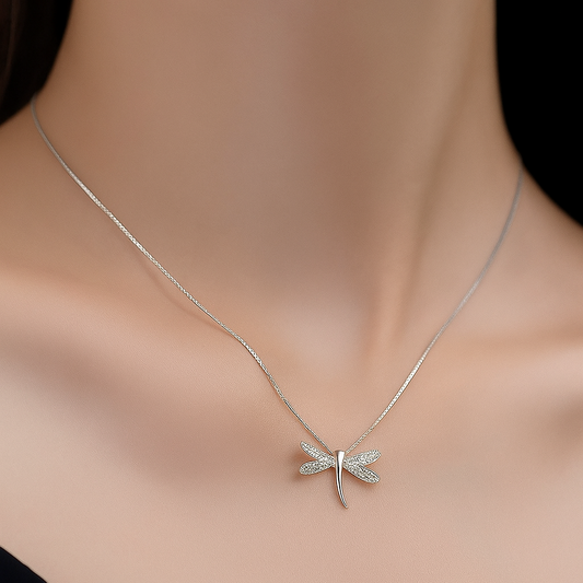 Collar de Plata 925 - Libélula