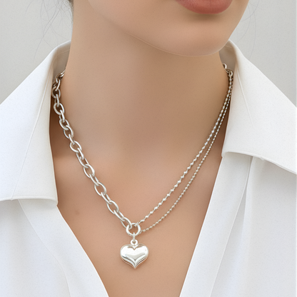 Collar de Plata 925 - Corazón