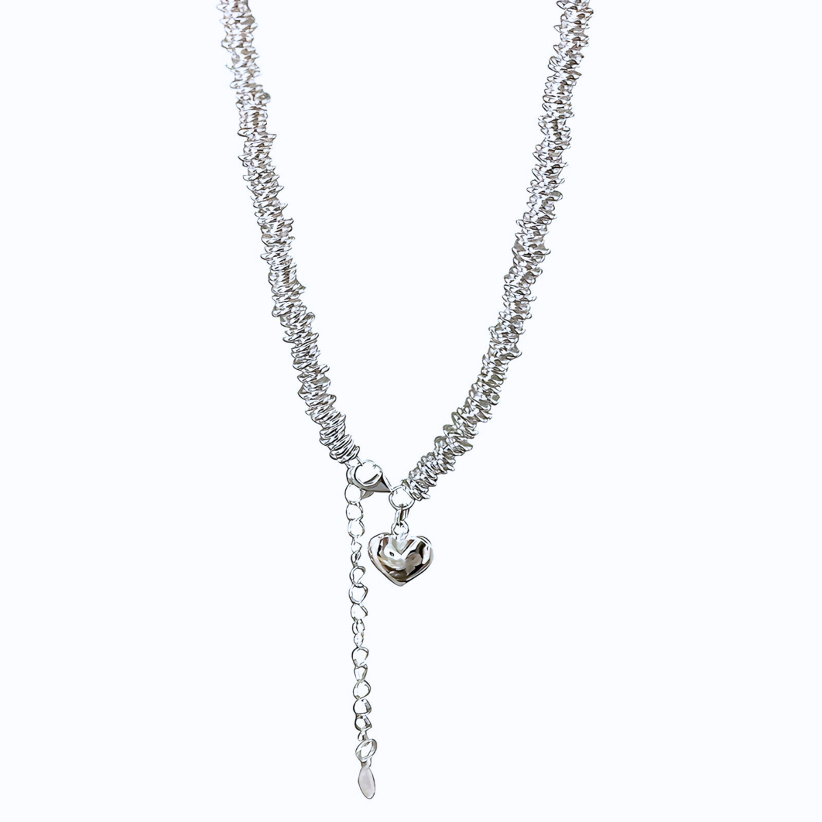 Collar de Plata 925 con colgante en forma de corazón - Alana