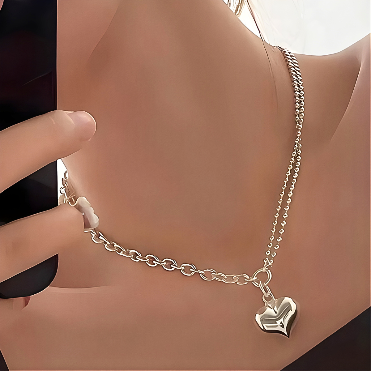 Collar de Plata 925 - Corazón