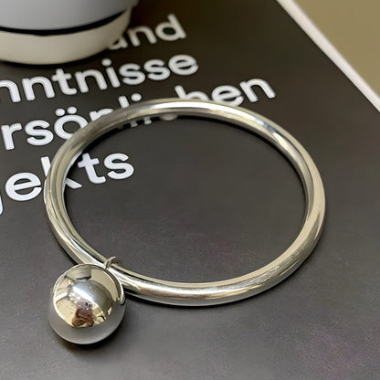 Pulsera de Plata 925 con colgante en forma de esfera - Kayla