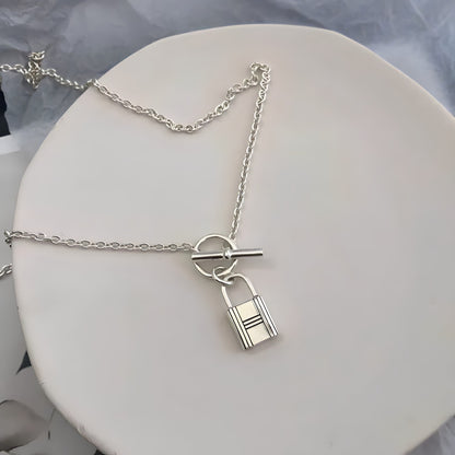Collar de Plata 925 - Candado