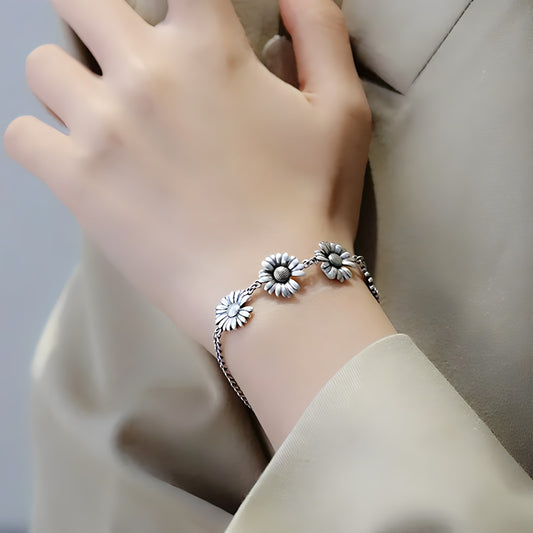 Pulsera de Plata 925 - Flor