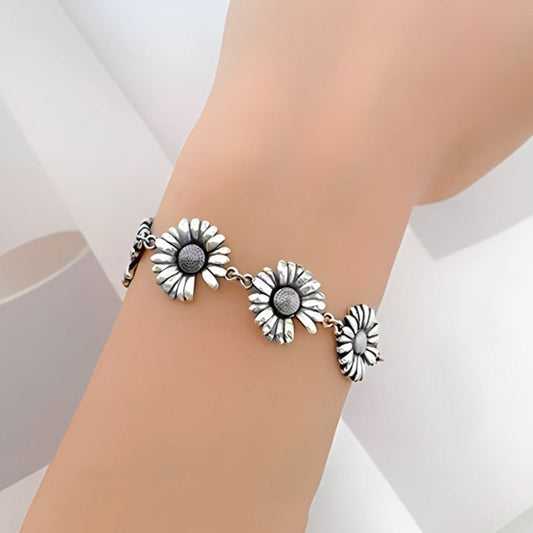 Pulsera de Plata 925 - Flor