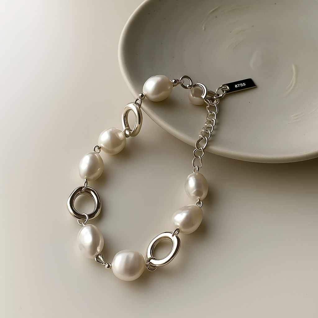 Pulsera de Plata 925 - Pearls