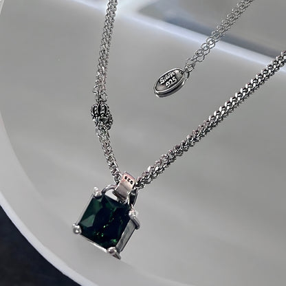 Collar de Plata 925 - Esmeralda