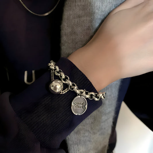 Pulsera de Plata 925 -Buena suerte