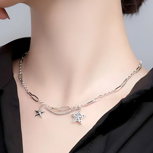 Collar de Plata 925 - Estrellas