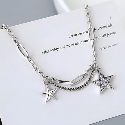 Collar de Plata 925 - Estrellas
