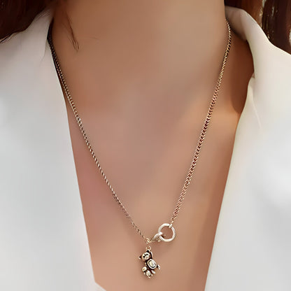 Collar de Plata 925 - Oso