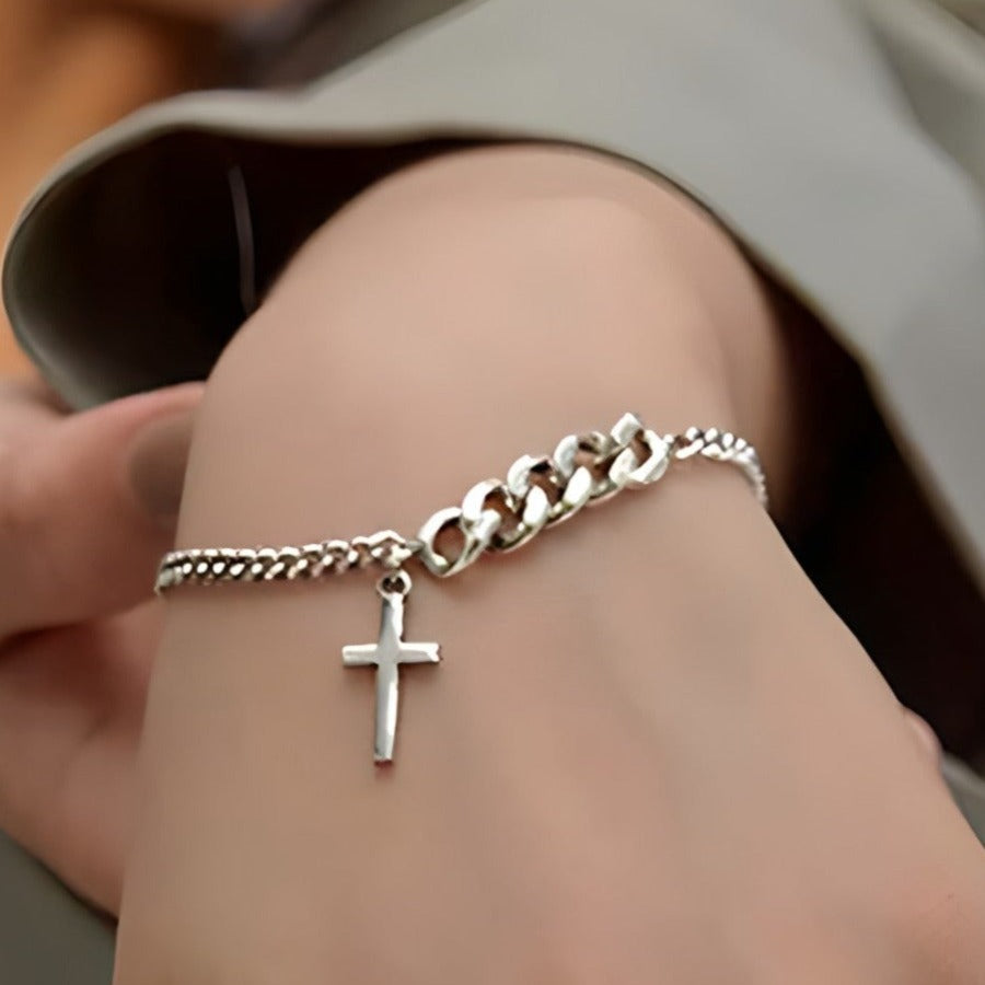 Pulsera de Plata 925 - Cruz