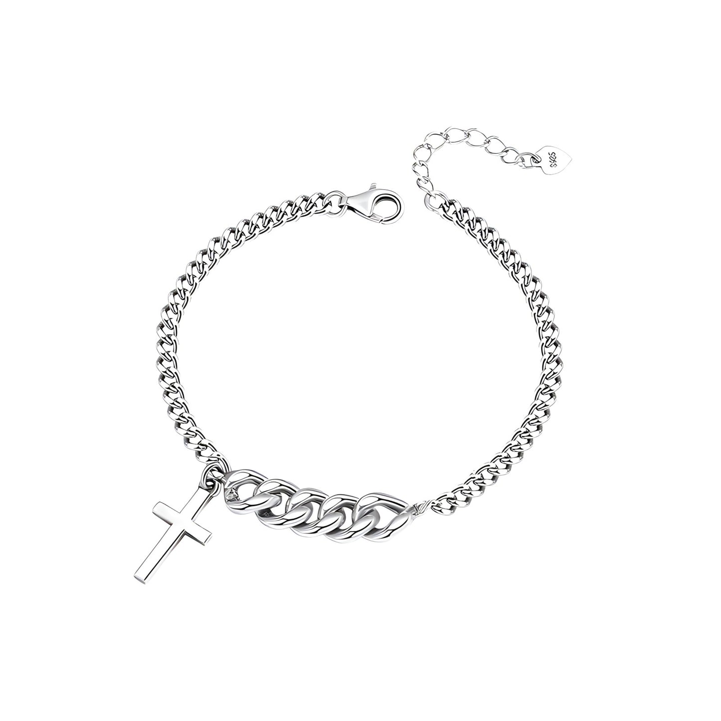 Pulsera de Plata 925 - Cruz