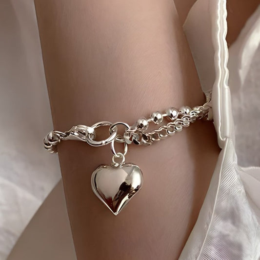 Pulsera de Plata 925 - Corazón