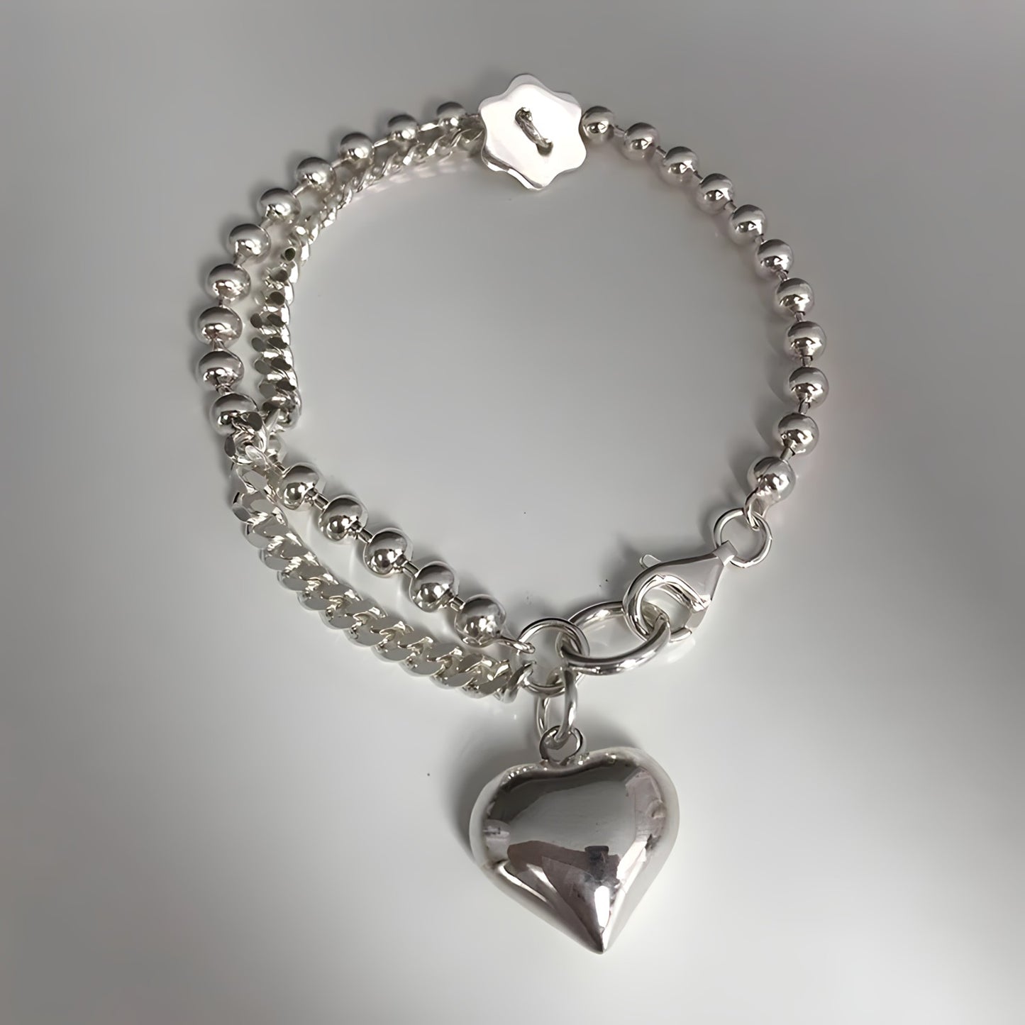 Pulsera de Plata 925 - Corazón