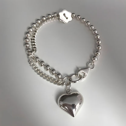 Pulsera de Plata 925 - Corazón