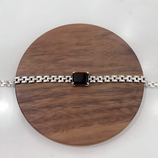 Pulsera de Plata 925 - Black Cubic